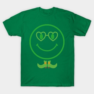 st patricks day emoji face T-Shirt